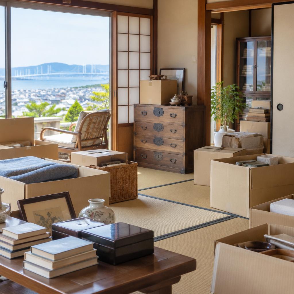 坂出市の実家整理、ひとりで抱え込まないで。無料見積もりの出張サービスで、不要品処分から丁寧にお手伝いします。