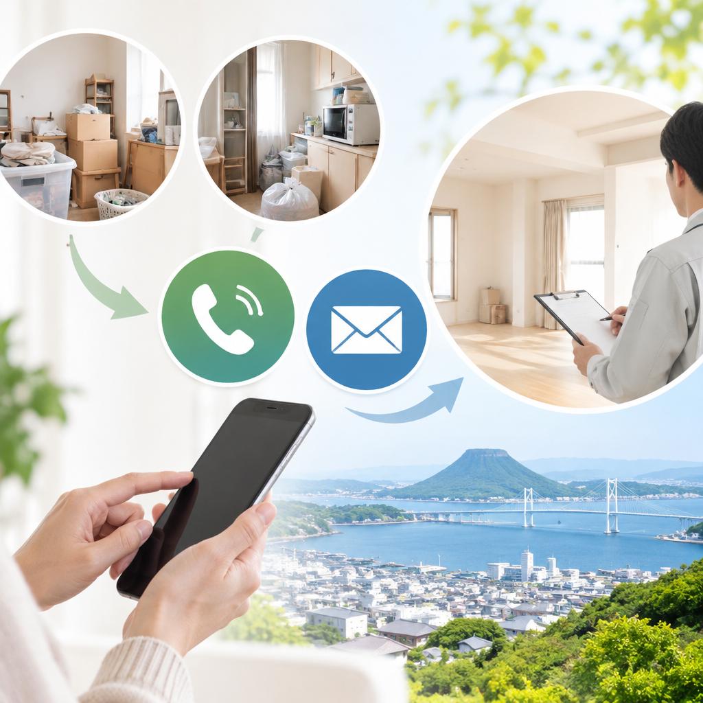 実家整理の一歩は、無料見積もりの相談から