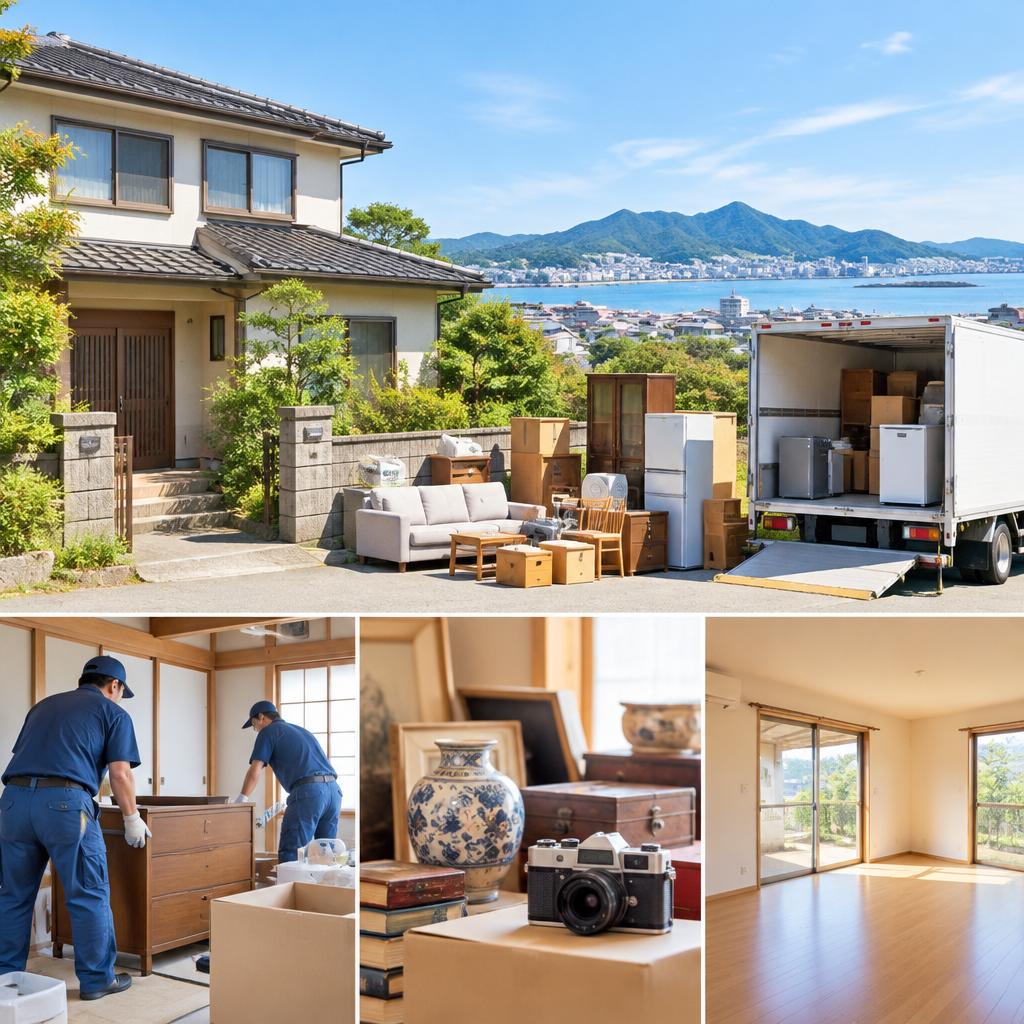 多度津町の一戸建て・借家の片付け、まるごとお任せください。出張買取も活用して、安心と快適が続く新しい暮らしへ。